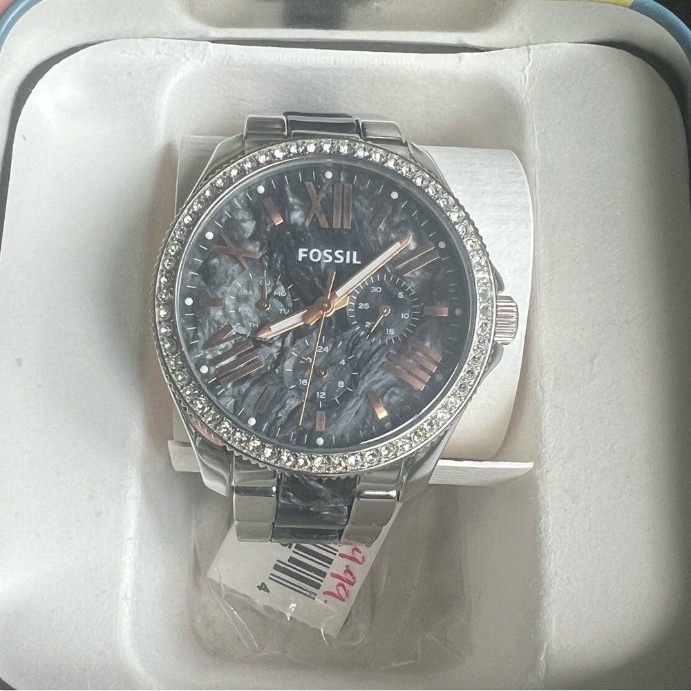 Fossil Watch - Silver and Black